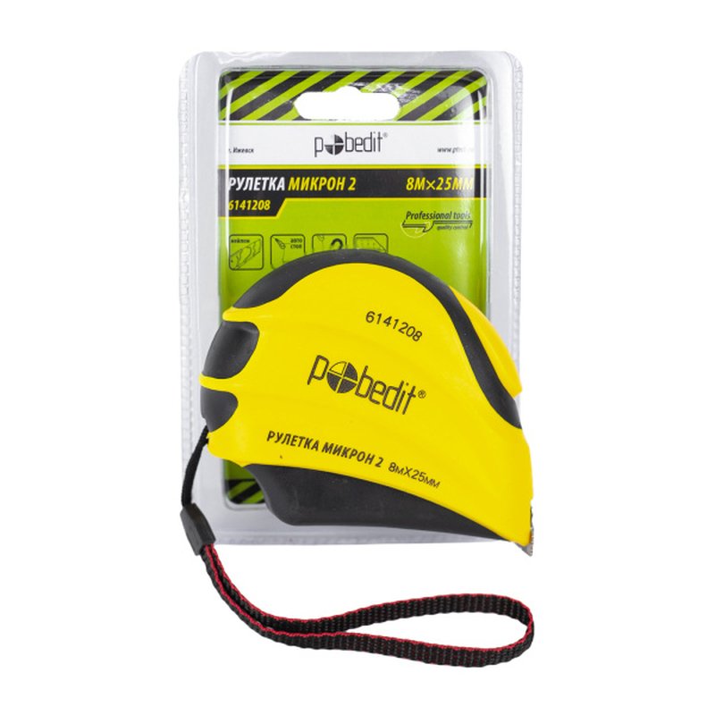 Рулетка Микрон 2, 8м*25мм, Pobedit Pobedit 6141208
