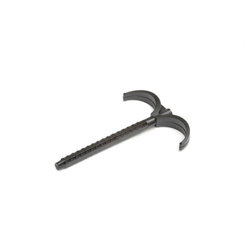 Двойной крюк с дюбелем для 2-х труб в изоляции