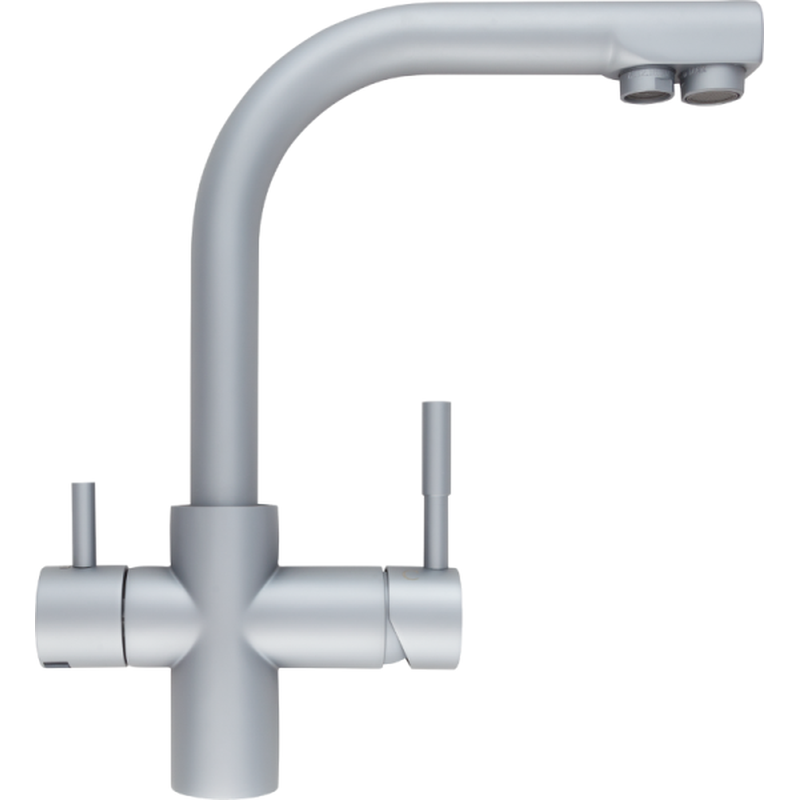 Кран комбинированный Atoll NKD0212ST-L матовый никель (Satin Nickel)