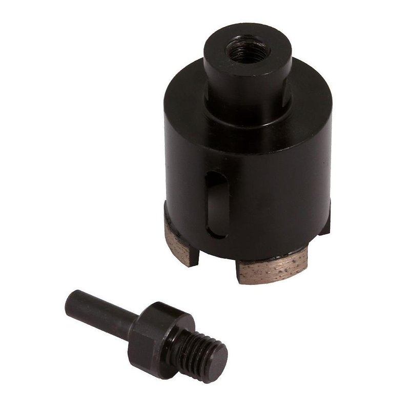 Коронка алмазная по керамограниту 55 мм Серебряная пайка Trio-Diamond GCB766