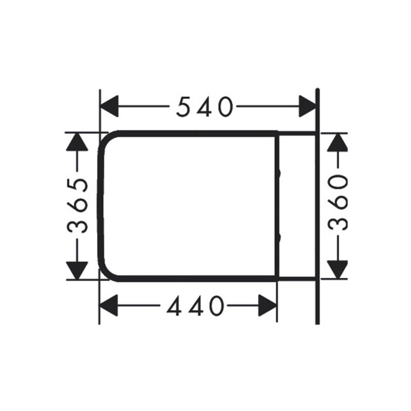 Сиденье для унитаза, Hansgrohe EluPura Original Q шг 365*540 с плавным опусканием цвет-белый 60150450