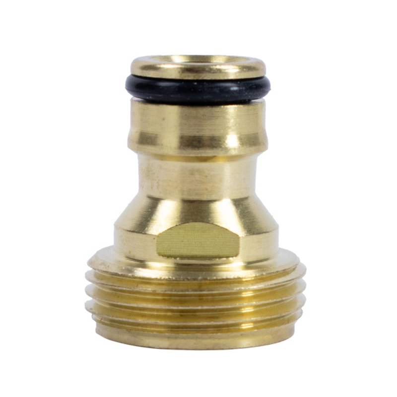 Штуцер латунный с внешней резьбой 3/4   Polyagro 7577335