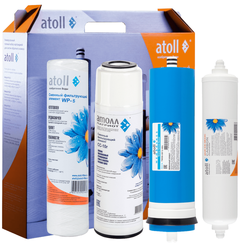 Набор картриджей atoll №108 STDA (для А-4400) ATECRT100