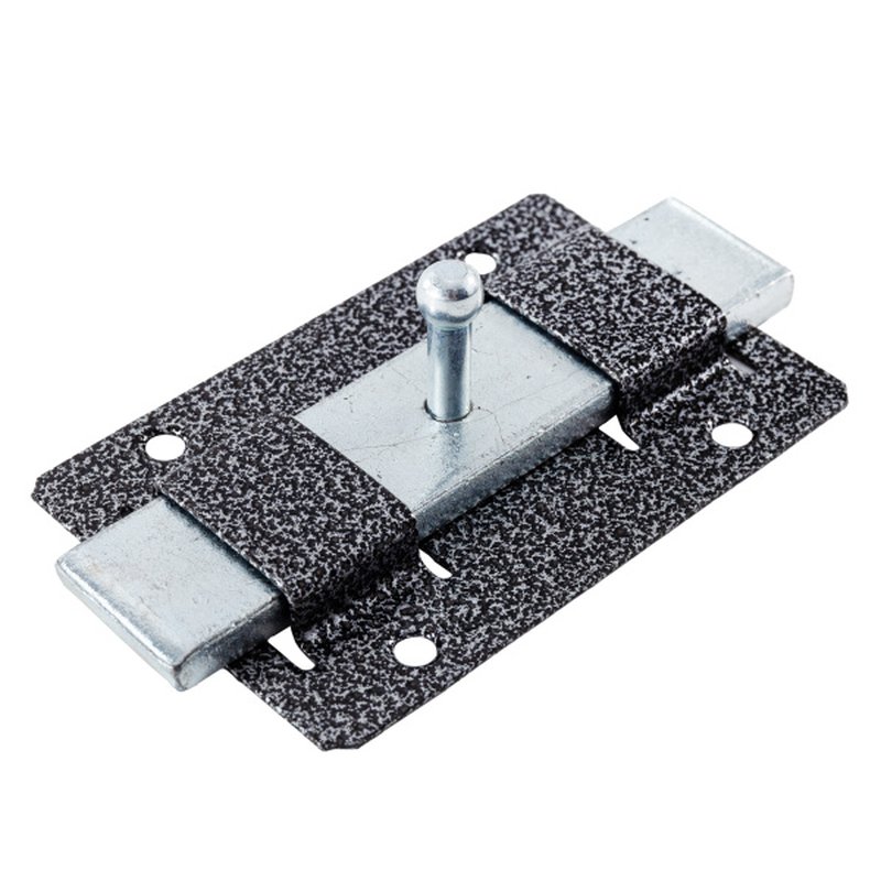 Задвижка накладная усиленная 75х115 мм, серебро Россия 8137259