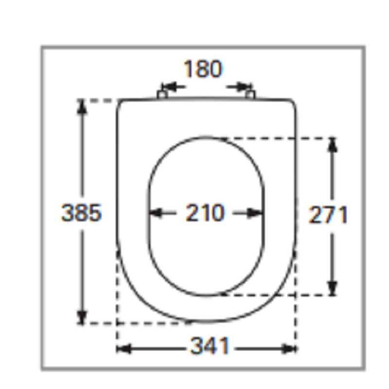 Сиденье для унитаза, Villeroy&Boch, Subway 2.0, цвет-альпийский белый