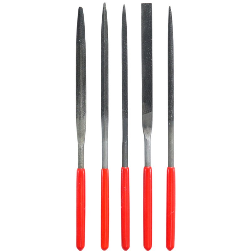 Набор надфилей металлич. 160 мм * ø 4 мм, 5 штук Политех Инструмент Инструмент 2640066