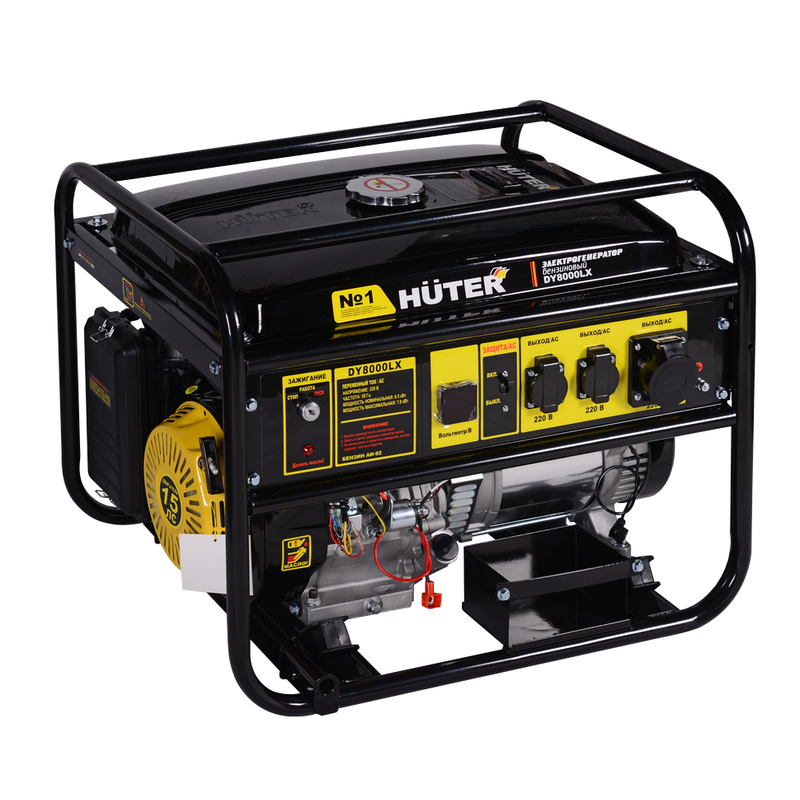 Портативный бензогенератор HUTER DY8000LX 64/1/19
