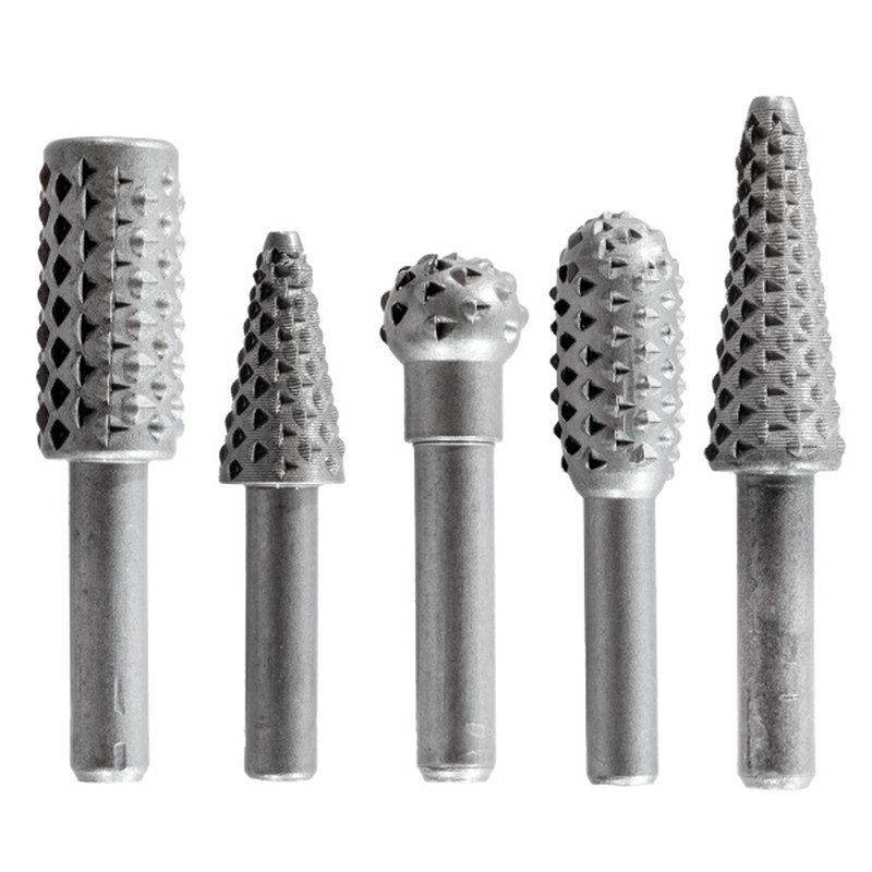 Набор шарошек по дереву, рашпильных ø 6 мм * L 60 мм Pobedit 2160025