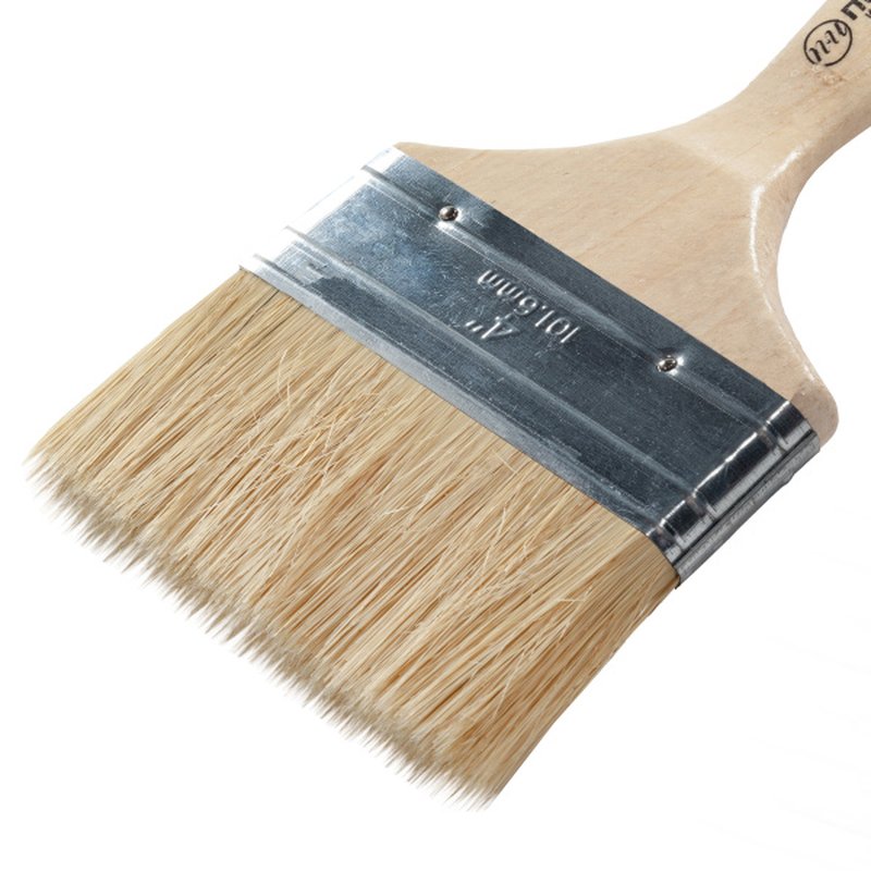 Кисть-флейц, светлая щетина 4" (100 мм) ЕВРО Политех Инструмент Инструмент 1503040