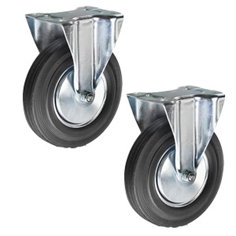 Колесо неповоротное резина FC 46 100 мм TOR 1003640