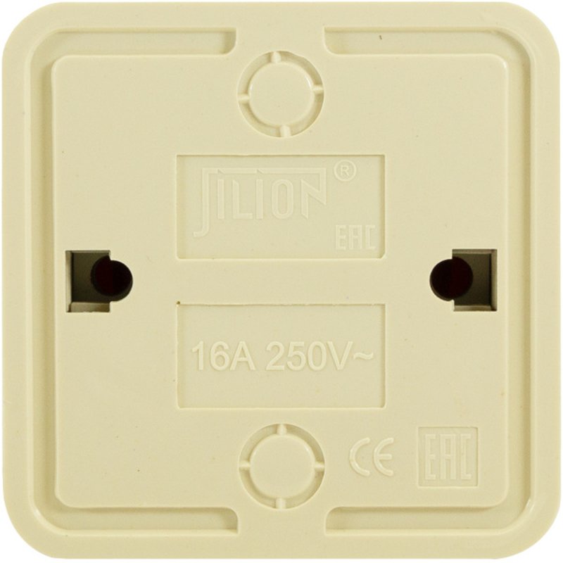 Розетка 1 гнездо (с/з) О/У. дуб Jilion 9533478