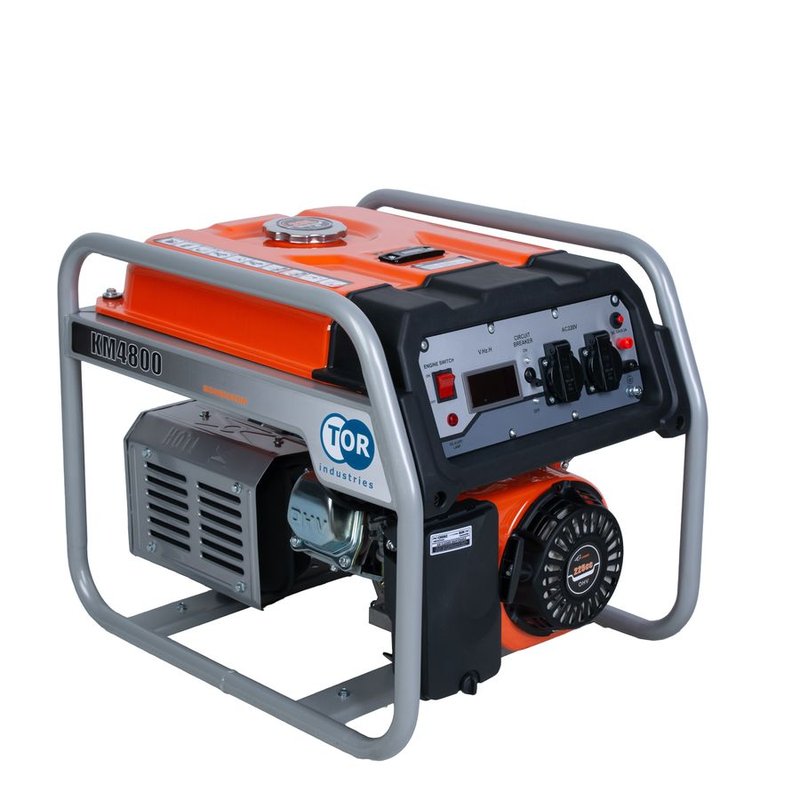 Бензиновый генератор TOR KM4800H 3,3кВт 220В 16л с ручным запуском 1018115