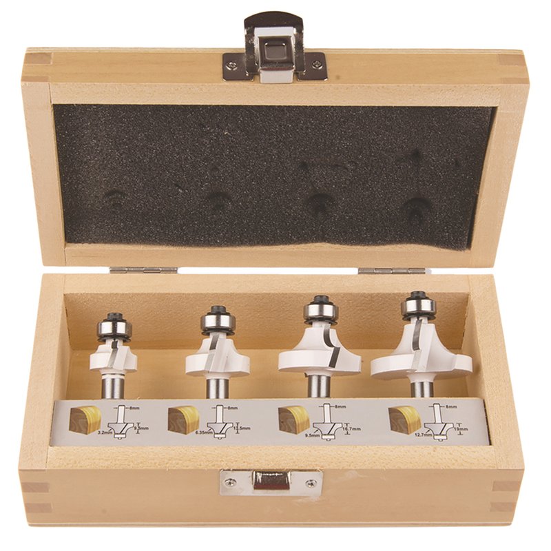 Набор фрез 4 шт. Makita D-53534