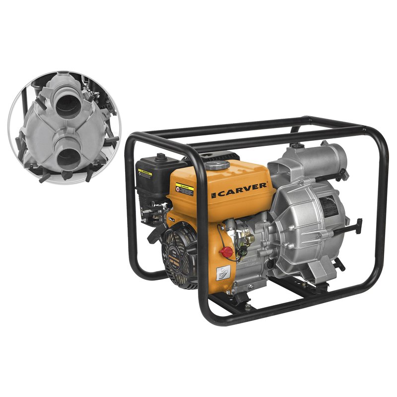 Мотопомпа для грязной воды CARVER CGP 5580 D 01.022.00005