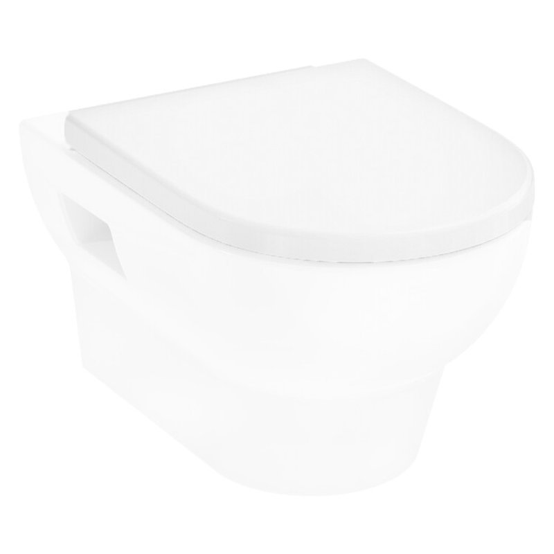 Сиденье для унитаза, , GladeLake S, шг 365*540, цвет-белый Hansgrohe 60112450