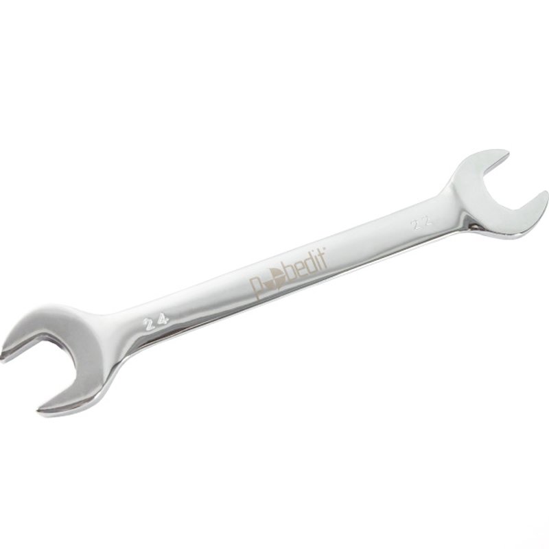 Ключ рожковый,Cr-V,зеркальная полировка,22х24 мм Pobedit 2721526