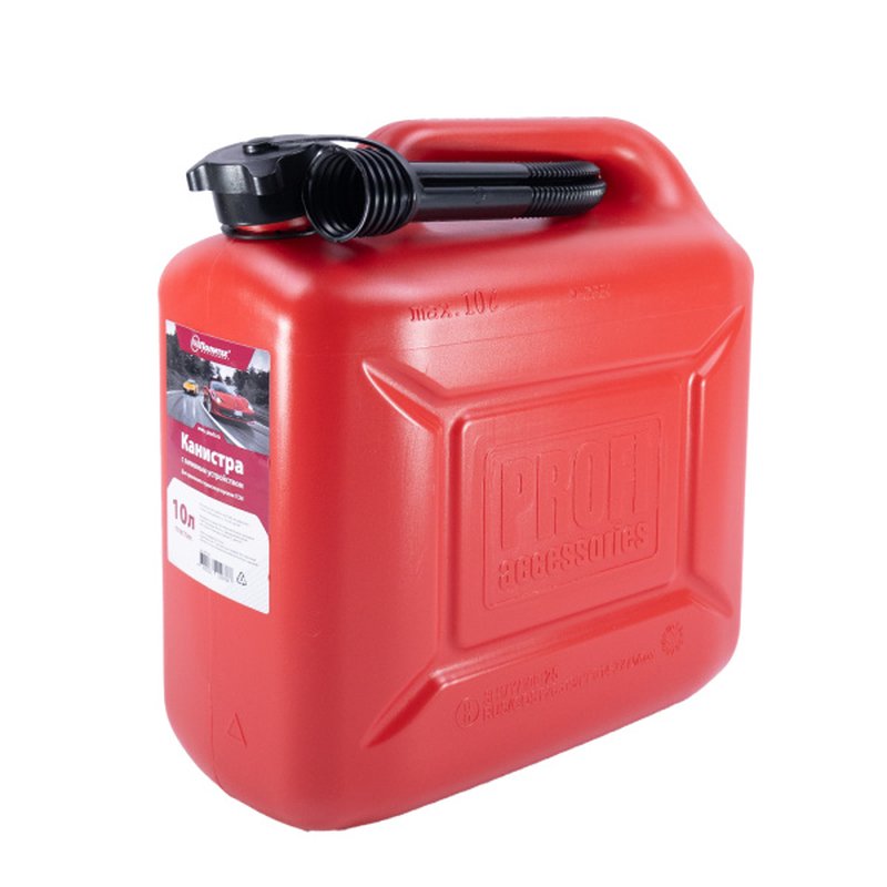 Канистра ПОЛИТЕХ 10л. (пластик) с заливным устройством Россия 8071035