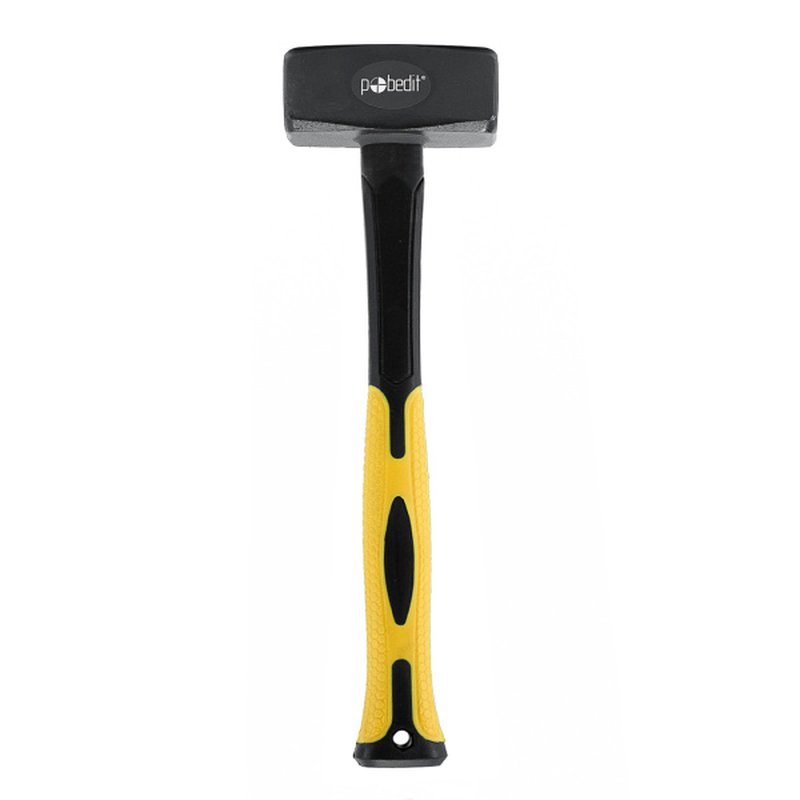 Кувалда 1500 г, обрезиненная рукоятка, 70% фиберглас, Pobedit Pobedit 2530615