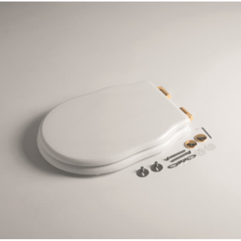 Сиденье для унитаза, , Boheme, цвет-белый Alice MC2803SE