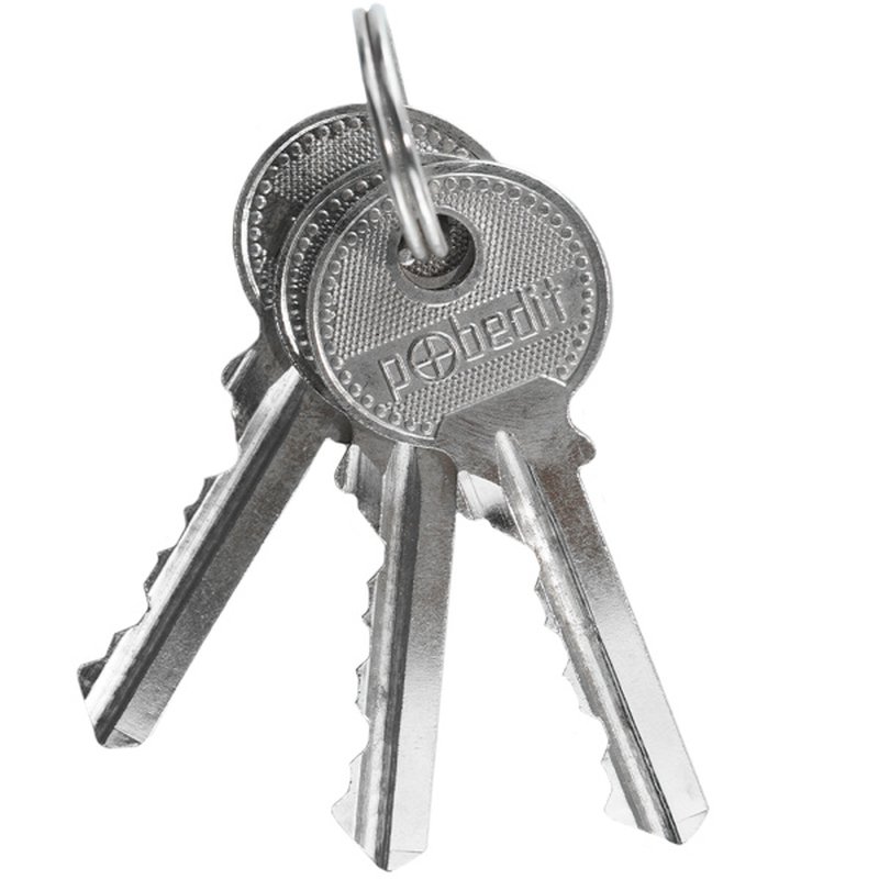 Замок навесной Бастион-3, П., сталь, 70мм, Pobedit Pobedit 8113070