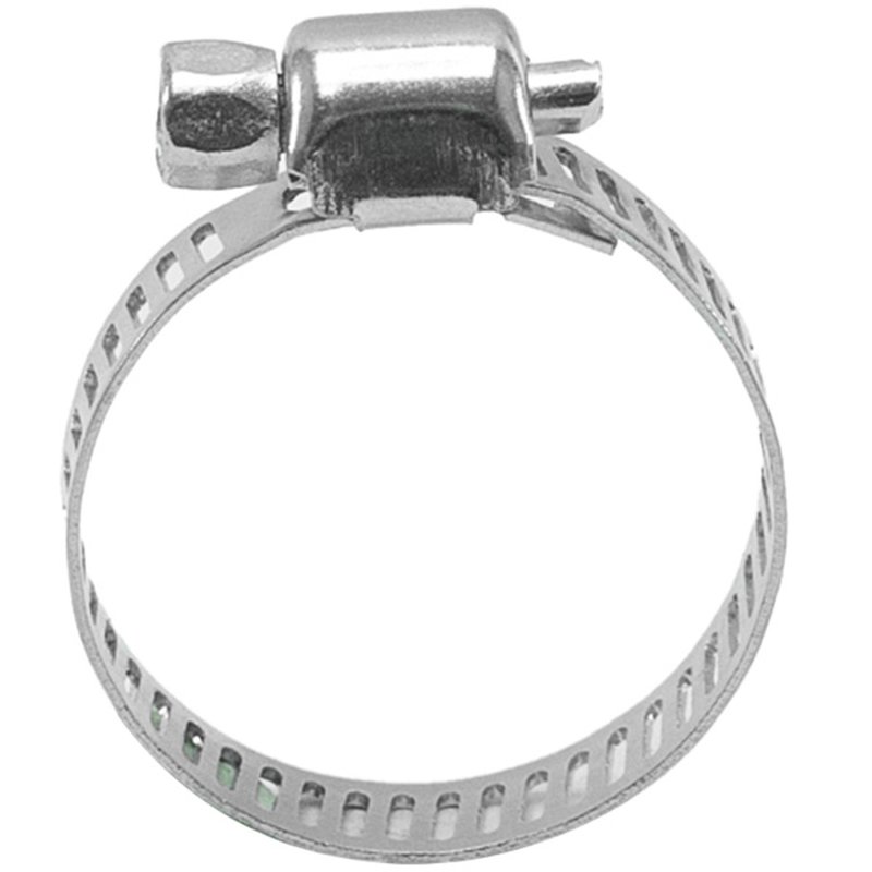 Хомуты червячные просечные, оцинкованные, 25 шт./уп., 16мм-27мм Ekotools 3202216