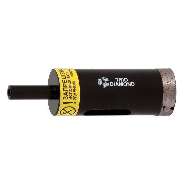 Коронка алмазная по керамограниту 32 мм Серебряная пайка Trio-Diamond GCB772