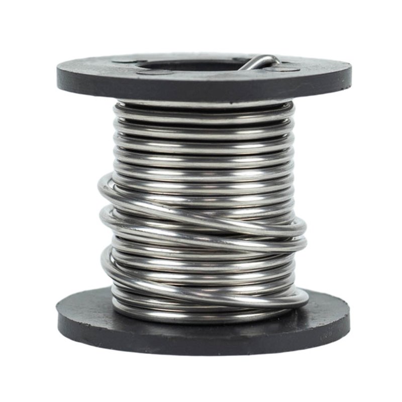 Припой ПОС 61 без канифоли 50гр., 2мм Россия 9054605