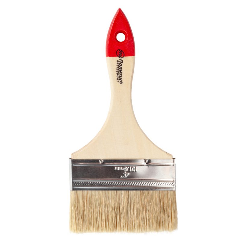 Кисть флейц, светл. щетина 4,0" (100 мм) ОПТИМА Политех Инструмент Инструмент 1500040