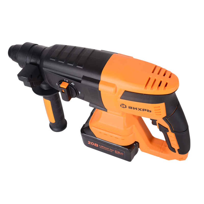 Перфоратор аккумуляторный АП-20Li/4 (в комплекте 2 АКБ и ЗУ) в кейсе Вихрь 72/3/20