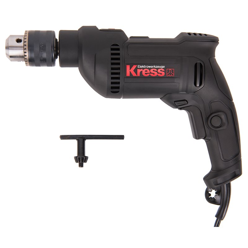 Дрель KRESS, KU120, 650Вт, 13мм, коробка