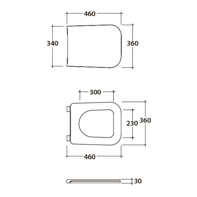 Сиденье для унитаза, , STONE, шг 360*460, цвет-белый матовый Globo ST022BO