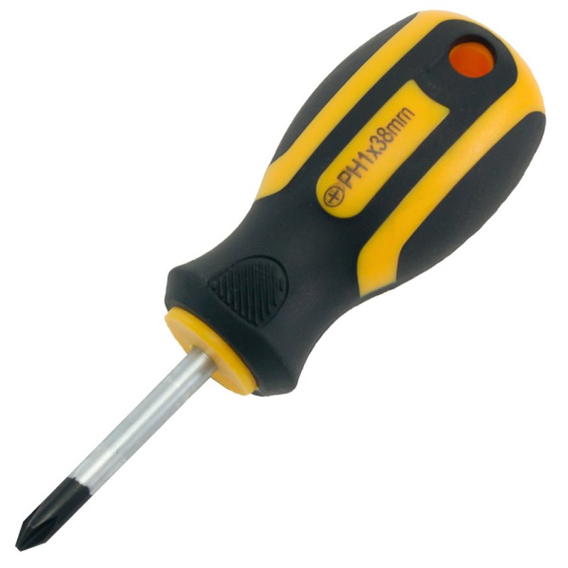 Отвертка крестовая Profi, Cr-V, PH 1 × 38 мм. Pobedit 2563138