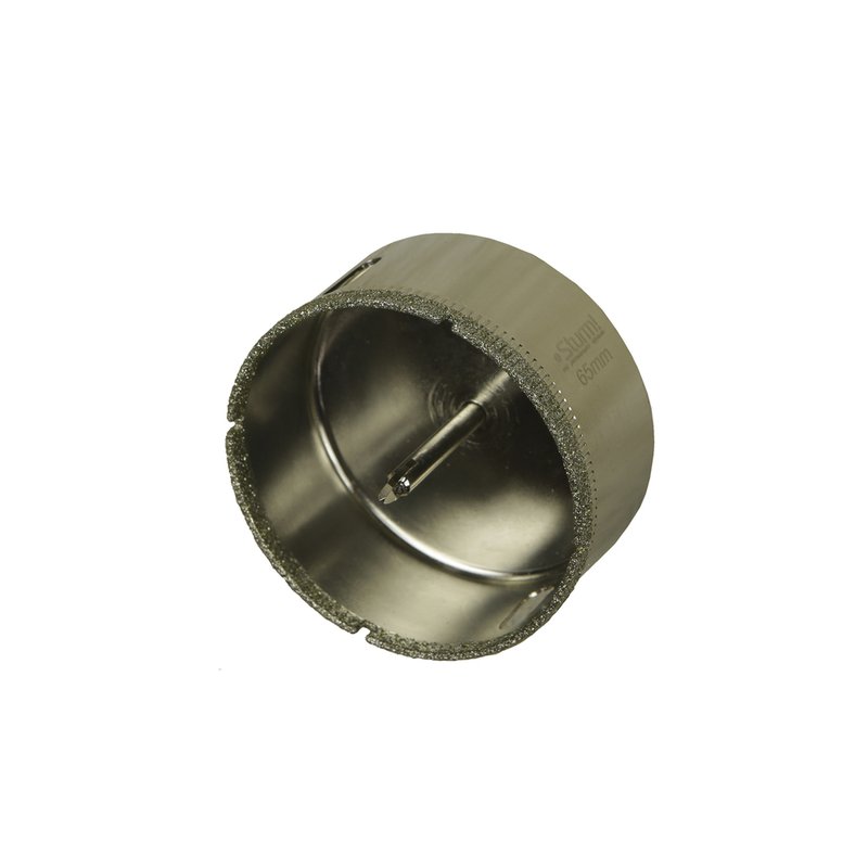 Коронка алмазн. по керам. плитке и стеклу 65х55 мм, с центрир. сверл. Sturm 1055-09-6555