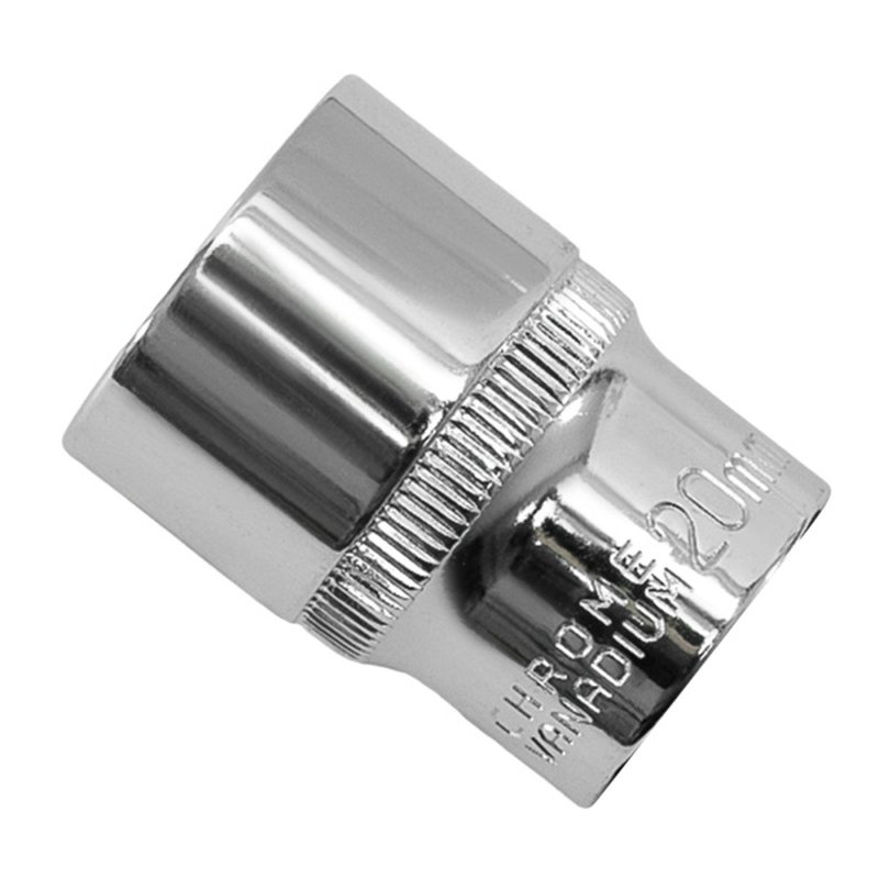 Головка торц. 1/2, 20мм ,6-гр.-FLANK. с насеч. CrV Pobedit 2843520