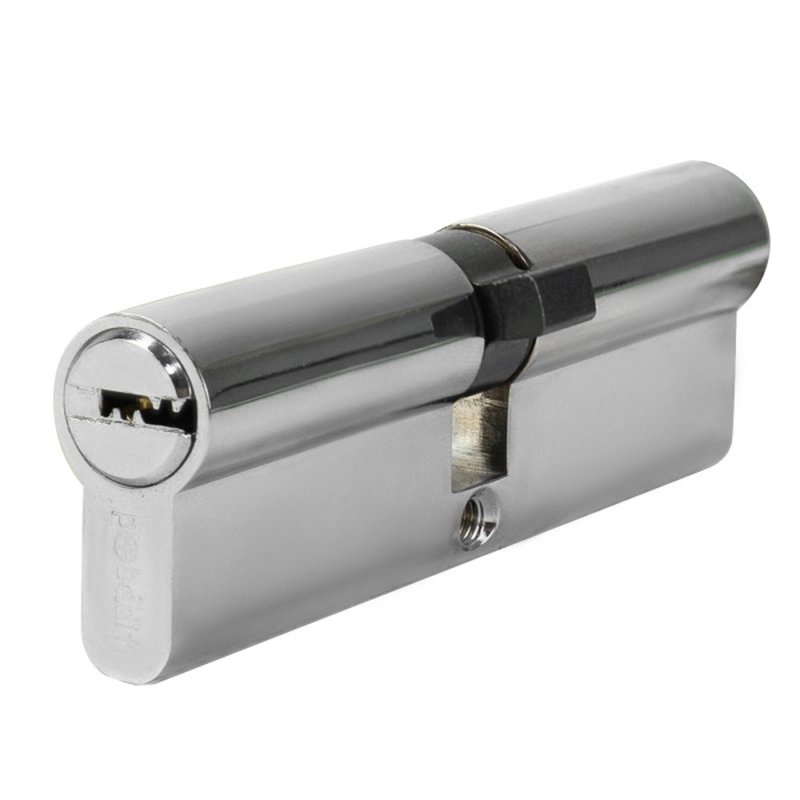 Цилиндр. механизм, ключ-ключ,цвет:серебро,50x40 мм Pobedit Pobedit 8127421