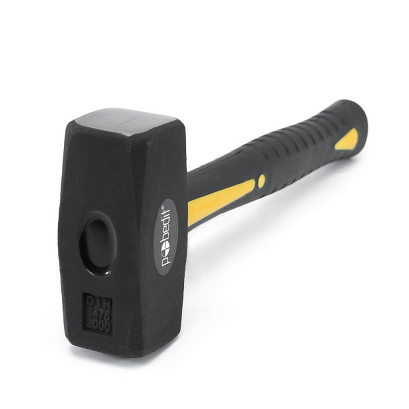 Кувалда мини 2000 г, полностью обрезиненная рукоятка, 70% фиберглас, Pobedit Pobedit 2530420