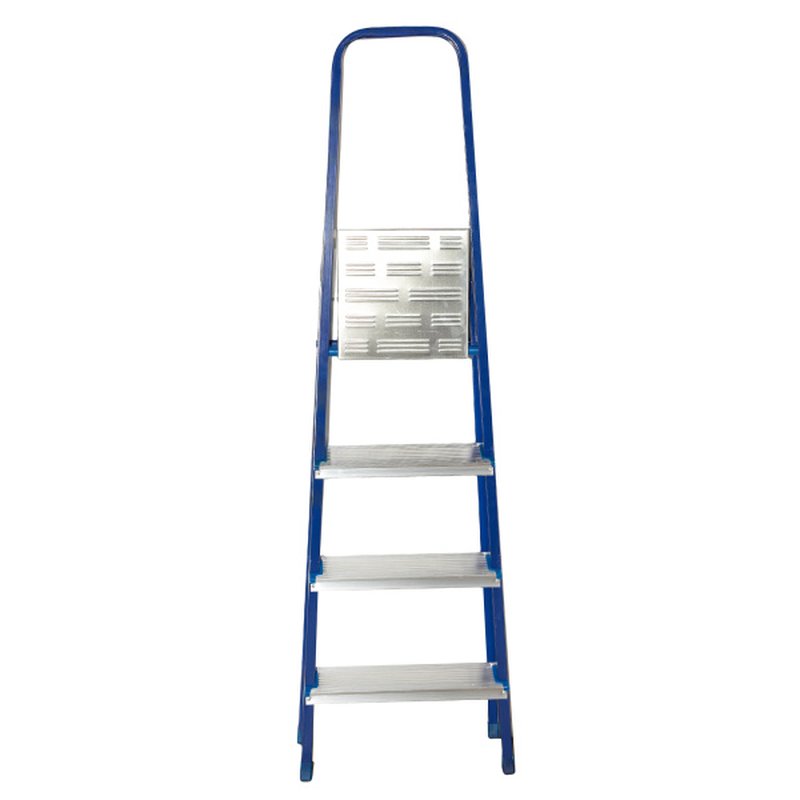 Стремянка сталь. с алюмин. ступенями, 4 ст.Политех Политех Инструмент Инструмент 8060034