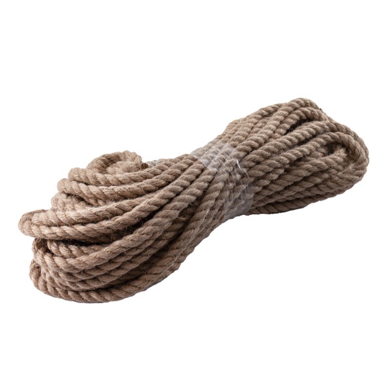 Веревка джут  крученая Ф12мм (20м) 310 кгс Политех Инструмент Инструмент 8003322