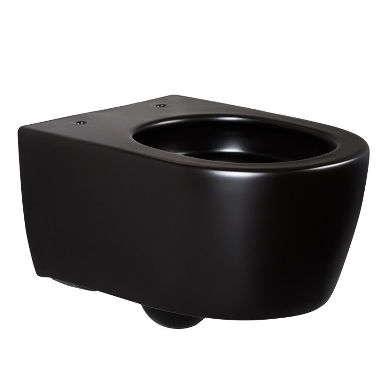 Унитаз, Splendy, Pride, Tornado, подвесной, шгв 360*525*340, с сиденьем SoftClose, цвет-черный матовый