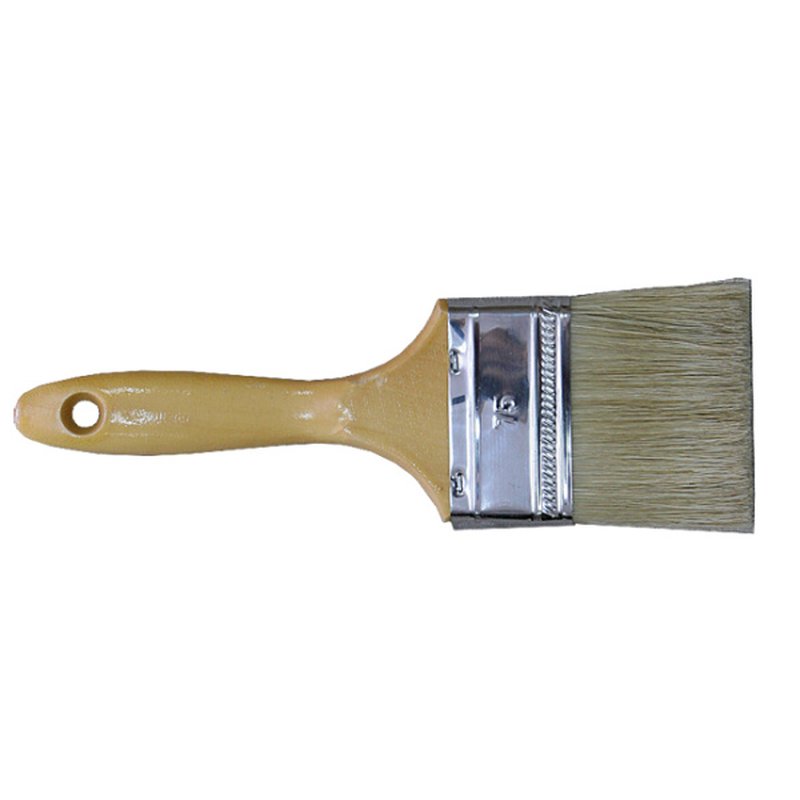 Кисть-флейц, светлая щетина 3" (75 мм) ЛЮКС Политех Инструмент Инструмент 1505030
