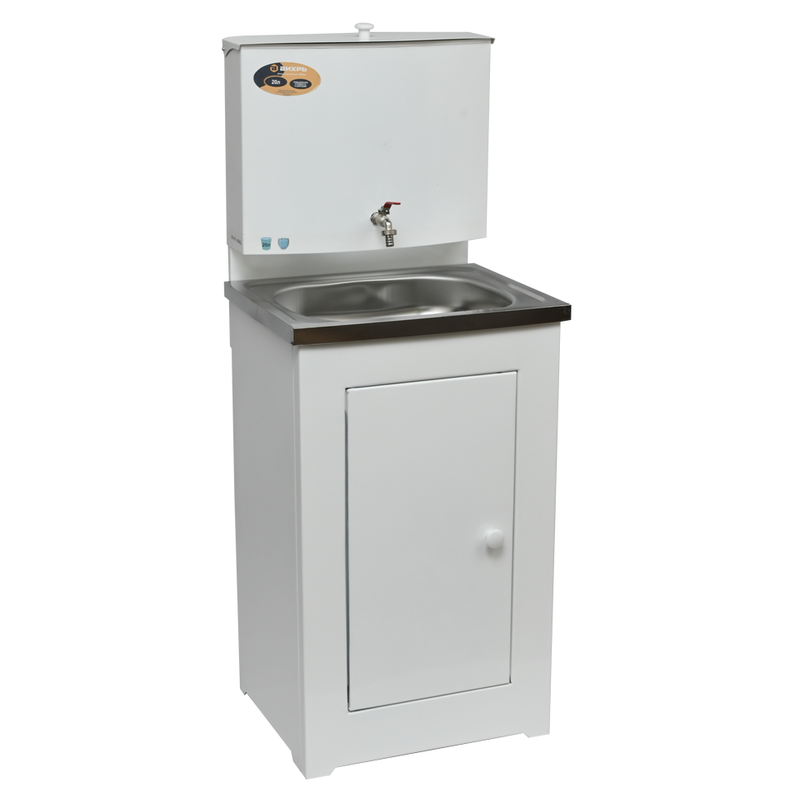 Умывальник дачный без подогрева "Люкс" ВИХРЬ, нержавейка, белый 74/4/5