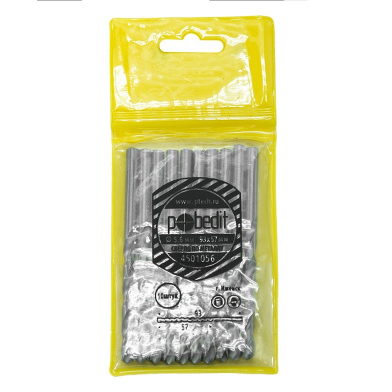 Сверло по металлу 5.6  Pobedit 4501056