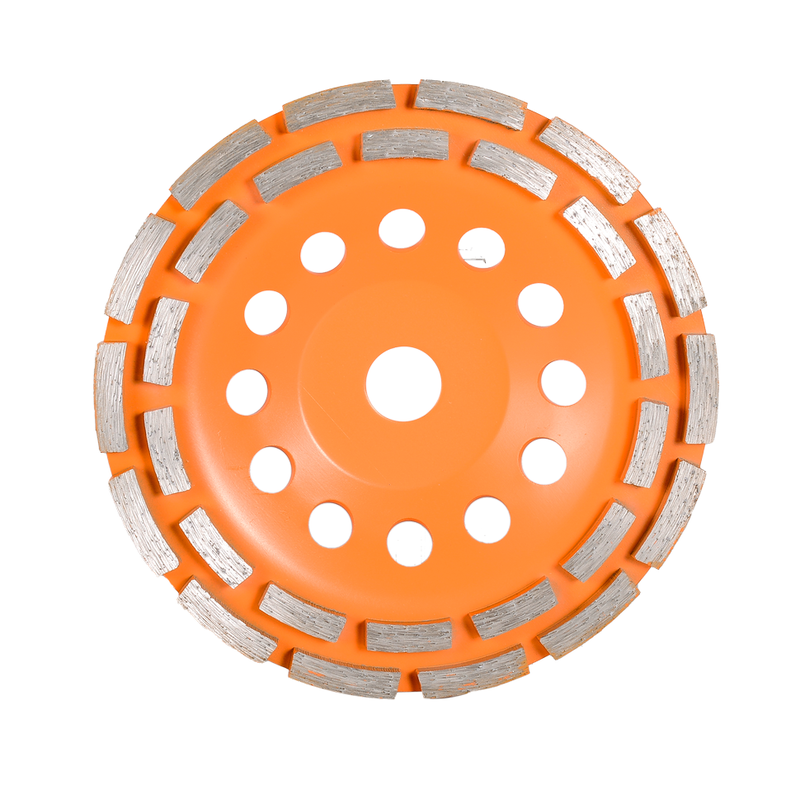 Чашка алмазная зачистная, 180 мм, двухрядная Вихрь 73/10/3/7