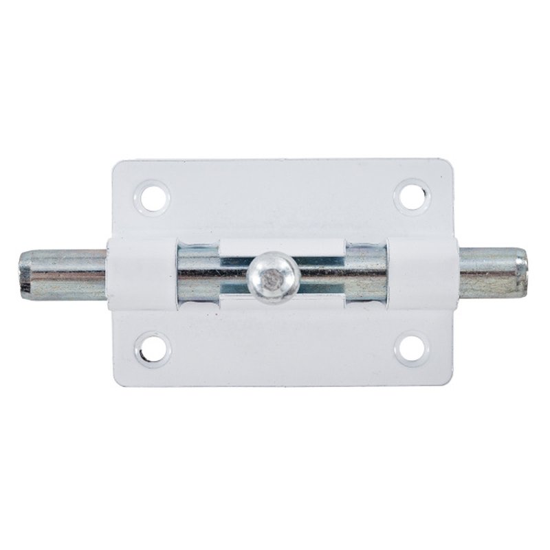 Задвижка накладная 50 мм, Тип D, белый Россия 8137133