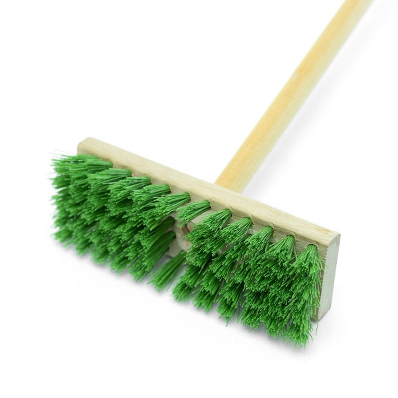 Щетка в сборе 200 мм х 65 мм(нейлон щетина) черенок с резьбой Россия 8005915