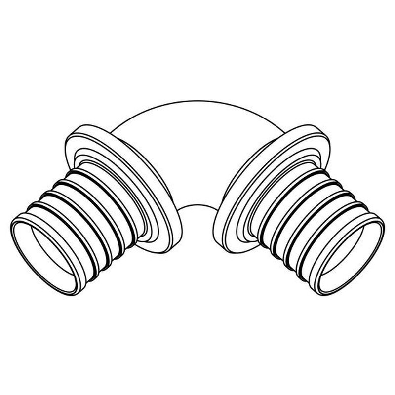 Угольник 90° 25 PLATINUM RX