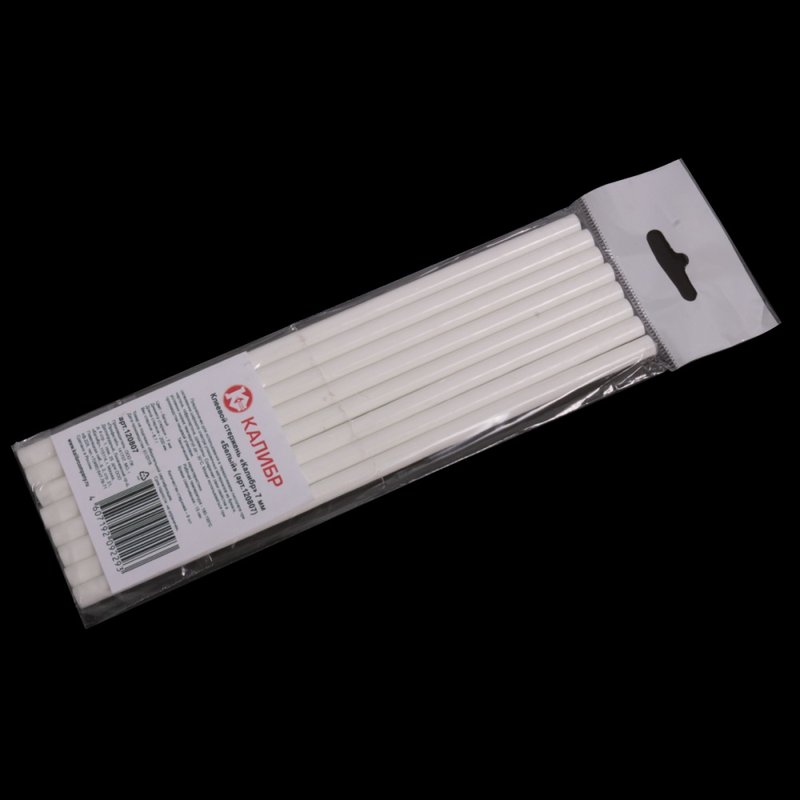 Стержень клеевой Белый (8 шт; 7 мм; 200 мм) Калибр 00000071032