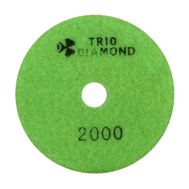 Алмазный гибкий шлифовальный круг "Черепашка" 100 № 2000, Trio-Diamond 342000