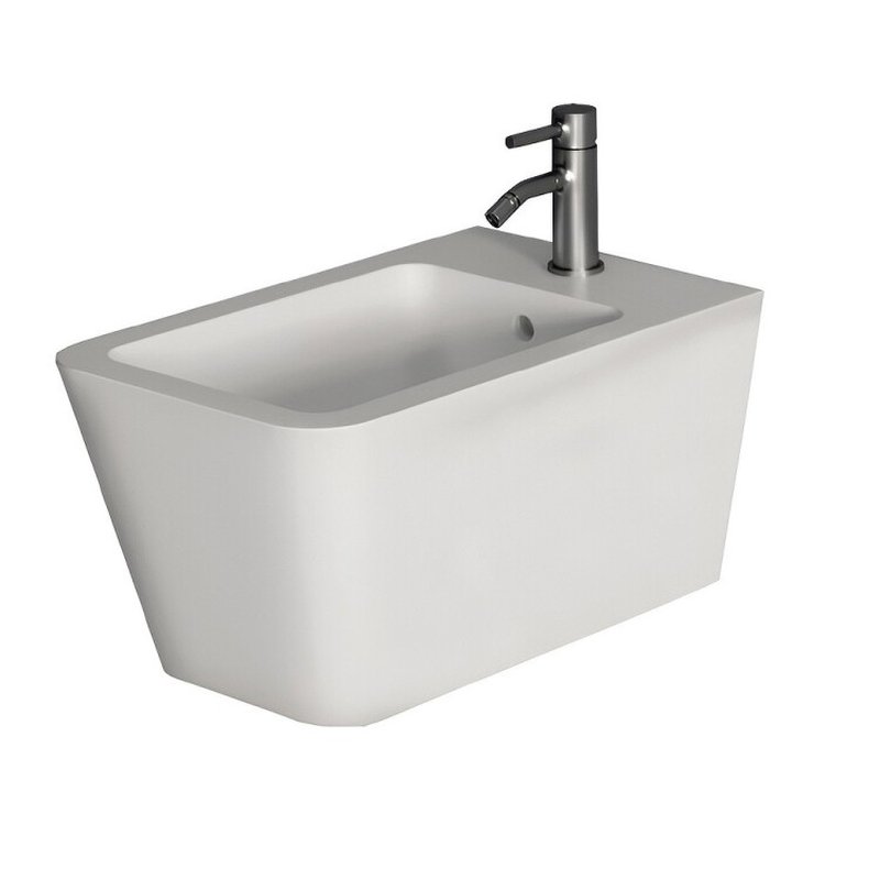 Биде, , Hide, подвесной, шгв 350*550*285, Aliglaze+, цвет-белый Alice 31220101