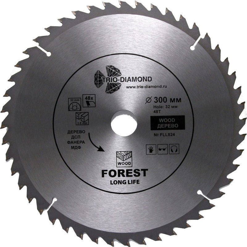 Диск пильный 300*32*48Т Trio-Diamond FLL824